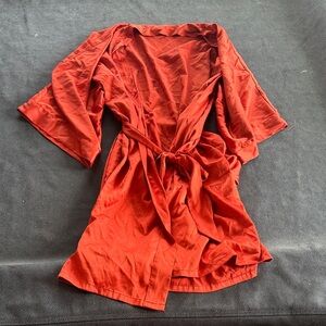 Sexy silk Scarlet Women's Robe